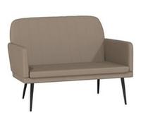 Vidaxl Banc Cappuccino 107x80x81 Cm Similicuir