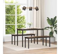 Vidaxl Banc Chêne Fumé 110 X 35 X 45 Cm Bois D'ingénierie