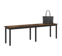 vidaXL Banc Chêne Fumé 160 x 35 x 45 cm Bois d'ingénierie