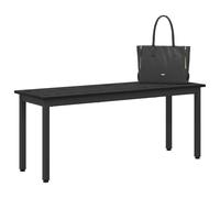 vidaXL Banc Chêne Noir 110 x 35 x 45 cm Bois d'ingénierie, Salon, Rectangulaire, Moderne, Durabilité, Solutions de sièges pour Le Confort, Le Style, la fonctionnalité et Un Design Contemporain