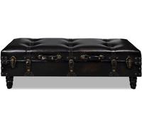 vidaXL Banc long de rangement Marron