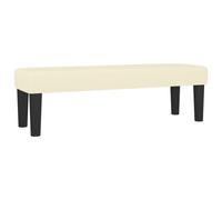 vidaXL Banc Crème 100x30x30 cm Similicuir