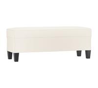Banc Gris 100x35x41cm Similicuir Ottoman Siège Banquette de Lit Chambre vidaXL