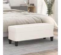 Vidaxl Banc Crème 100x35x41 Cm Similicuir