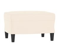 vidaXL Banc Crème 70x35x41 cm Velours