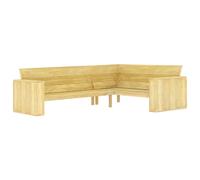 Vidaxl Banc D'angle De Jardin 239 Cm Bois De Pin Imprégné