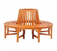 vidaXL Banc d'arbre Ø 160 cm Bois