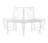 vidaXL Banc d'arbre 4-Nombre de Places 160 x 80 x 89 cm Acier