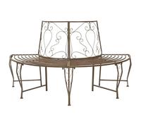 vidaXL Banc d'arbre 4-Nombre de Places 160 x 80 x 89 cm Acier