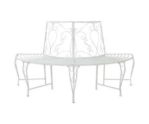 vidaXL Banc d'arbre 4-Nombre de Places 160 x 80 x 89 cm Acier