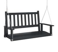 vidaXL Banc de balançoire de Jardin chaînes en métal Bois Massif Sapin, Banc de balançoire, Banc Suspendu de Jardin, Banc de balançoire d'extérieur