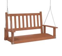 vidaXL Banc de balançoire de Jardin chaînes en métal Bois Massif Sapin, Banc de balançoire, Banc Suspendu de Jardin, Banc de balançoire d'extérieur
