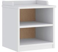 vidaXL Banc de couloir SANDNES blanc 45x40x50 cm pin massif