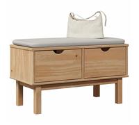 vidaXL Banc de couloir OTTA 80x40x45 cm bois de pin massif