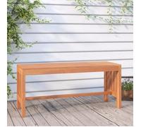 vidaXL Banc de jardin 110 cm en bois massif d'eucalyptus