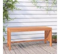 vidaXL Banc de jardin 110 cm en bois massif d'eucalyptus