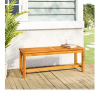 vidaXL Banc de jardin 110x35x45 cm en bois massif d'acacia 319419