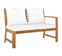 VidaXL 311838 banc de jardin Bois d'acacia, Tissu, Polyester