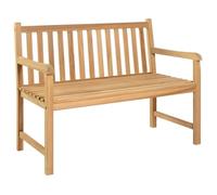 vidaXL Banc de jardin 114 cm Bois de teck solide