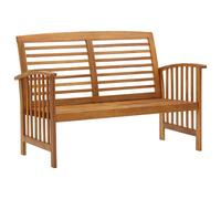 Bois d'Acacia Solide Banc de Jardin 119 cm Patio Terrasse Extérieur vidaXL