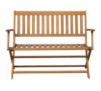 Vidaxl Banc De Jardin 120 Cm Bois D'acacia Solide Multicolore