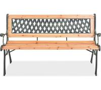 vidaXL Banc de jardin 122 cm bois