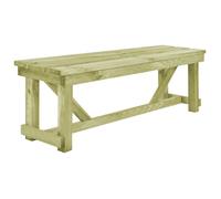 vidaXL Banc de jardin 140 cm Bois de pin imprégné FSC