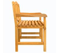 Vidaxl Banc De Jardin 149,5x60x90 Cm Bois De Teck Solide