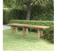 vidaXL Banc de jardin 160 cm Bois de pin massif imprégné