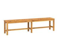 vidaXL Banc de Jardin 180 cm Bois Massif d'Acacia, Mobilier de Patio