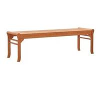 Banc de jardin 3 places 150 cm - Bois d'eucalyptus solide