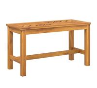 vidaXL Banc de jardin 80 cm en bois massif d'acacia – Mobilier de patio – Marron G