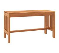 vidaXL Banc de jardin 80 cm Bois massif d'eucalyptus Marron G