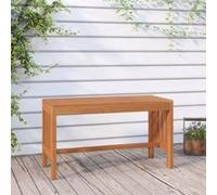 Banc De Jardin 80 Cm Bois Massif D'eucalyptus