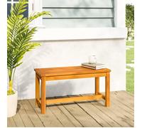 vidaXL Banc de jardin 80x35x45 cm en bois massif d'acacia