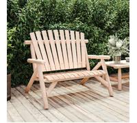 vidaXL Banc de jardin à 2 places 119x85x98 cm bois massif d'épicéa 363347