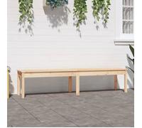 vidaXL Banc de jardin à 2 places 203,5x44x45 cm bois massif de pin 824018