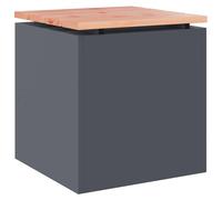 Vidaxl Banc De Jardin Anthracite 40 X 40 X 43 Cm Acier