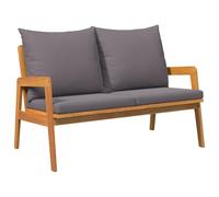 vidaXL Banc de Jardin avec Coussins 115x65x71 cm Bois d'acacia Massif