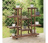 Vidaxl Banc De Jardin Avec Table 2 Places Noir Bois Massif De Pin