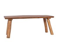vidaXL Banc de Jardin Banc de Salle à Manger Banc de Terrasse Meuble de Salon Entrée Couloir Maison Intérieur Extérieur 120 cm Bois de Teck Solide