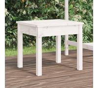 Vidaxl Banc De Jardin Blanc 50x44x45 Cm Bois Massif De Pin