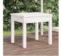vidaXL Banc de jardin blanc 50x44x45 cm bois massif de pin 823991