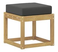 vidaXL Banc de Jardin Bois d'Acacia Massif Blanc