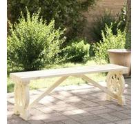 Banc de Jardin Chaise Siège Terrasse Patio Extérieur Bois de Sapin Massif vidaXL
