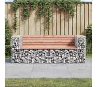 Vidaxl Banc De Jardin Design Gabion 184x71x65,5 Cm Bois Massif Douglas