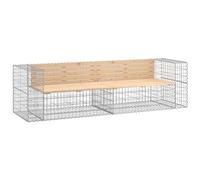 Tuinbank schanskorfontwerp 244x71x65,5 cm massief grenenhout3196239