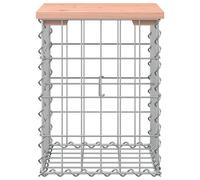 Vidaxl Banc De Jardin Design Gabion 33x31x42 Cm Bois Massif De Douglas