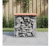 vidaXL Banc de jardin design gabion 43x44x42 cm bois massif de douglas 834336