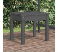 vidaXL Banc de jardin gris 50x44x45 cm bois massif de pin 823992